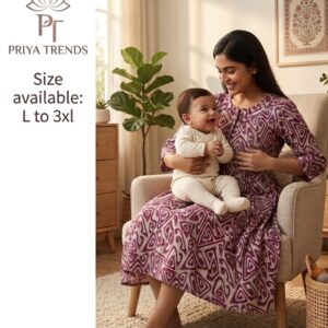 Pink Feeding Kurti