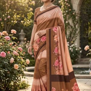 Classic Petals Printed Saree