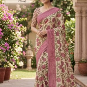 Rose Garden Printed Saree