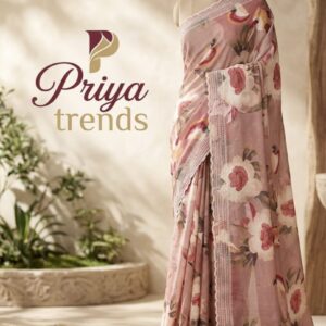 Floral Bloom Printed Saree