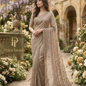 Designer HandworkParty Wear Saree